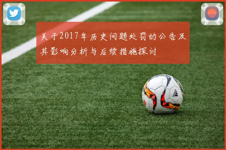 关于2017年历史问题处罚的公告及其影响分析与后续措施探讨